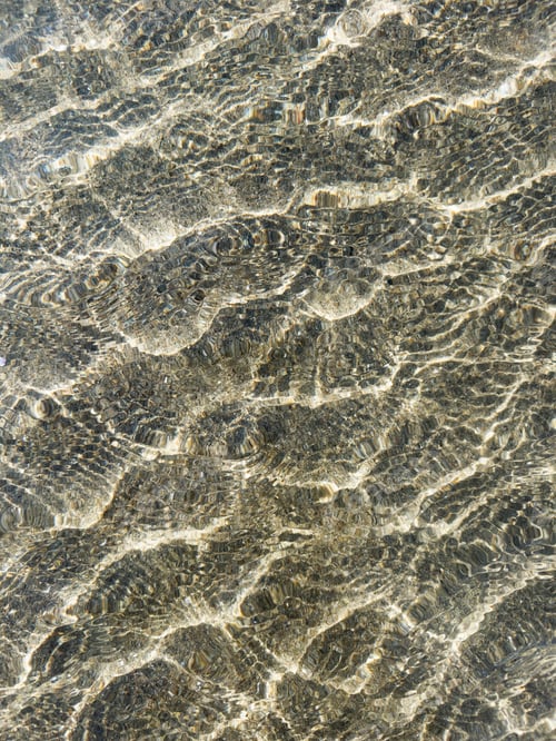 Preview: Photographic documentation of sun ripples on shallow water