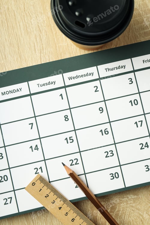 Preview: Concept of event planning and work planning, top view