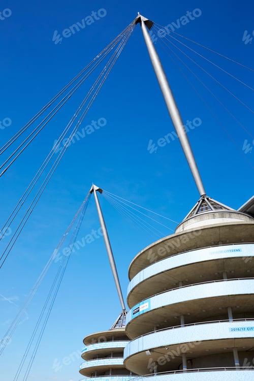 Preview: Manchester, UK - 4 May 2017: Exterior Of Manchester City Football Stadium