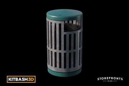 Preview: Kitbash: Storefronts - Trash Bin C