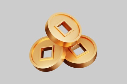 Preview: Stack of gold coins