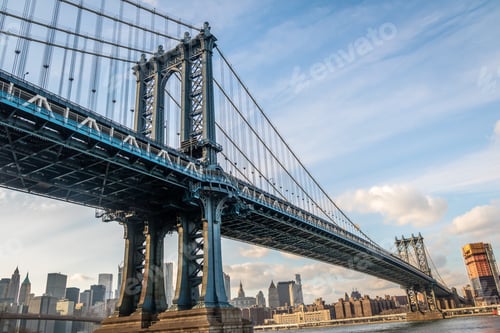 Preview: Manhattan Bridge and Manhattan Skyline - New York, USA