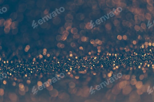 Preview: Blur neon gold and blue light background.