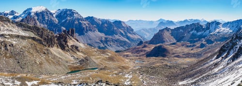 Preview: Mountain view in Ecrins national park from Col Des Muandes, France