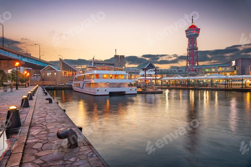 Preview: Fukuoka, Japan Waterfront Cityscape