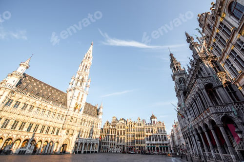 Preview: Central square in Brussels city