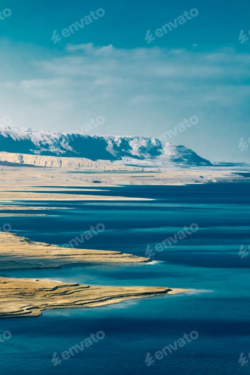 Preview: Beautiful view of the Dead Sea in the morning