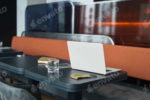 Preview: Workplace in modern cafe