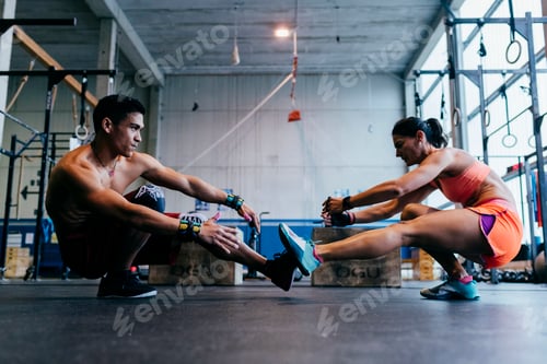 Preview: People working out together