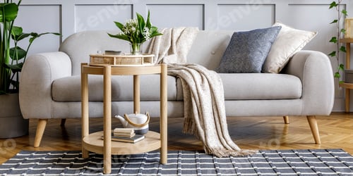 Preview: Scandinavian living room interior