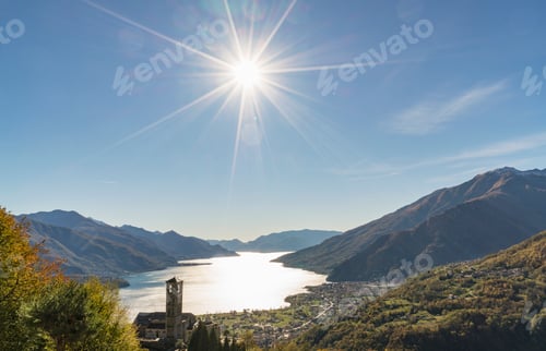 Preview: Village of Gravedona on Lake Como, Lombardia, Italy