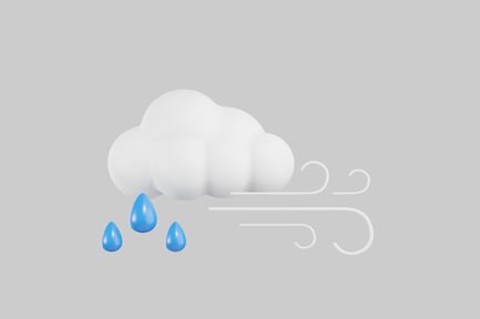 Preview: Rain cloud weather icon