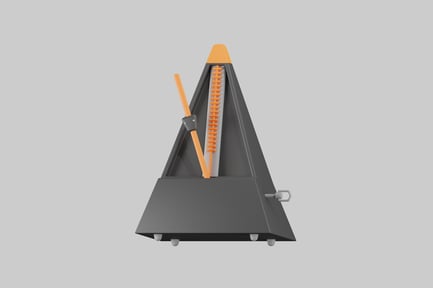 Preview: Classic gray metronome