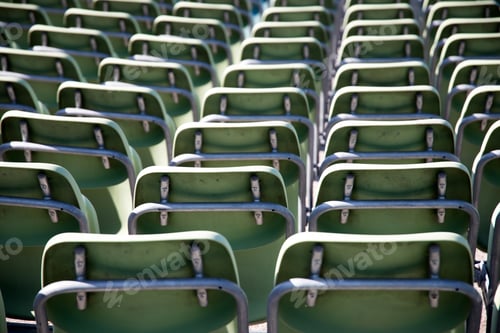 Preview: Empty Plastic Chairs at the Stadium
