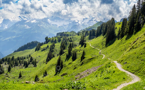 Preview: Schynige Platte and mountain views, Switzerland