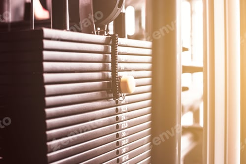 Preview: Abstract blur fitness gym background