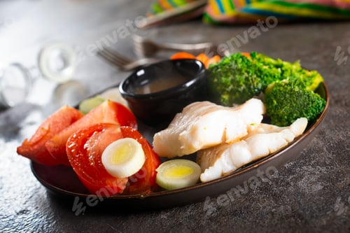 Preview: fish with vegetables