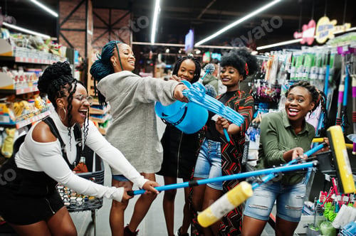 Preview: Africans at supermarket