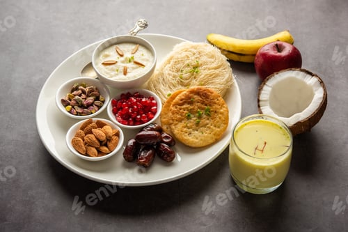 Preview: Sargi - Karwa Chauth breakfast menu before starting fasting or upwas on karva chauth, Indian food