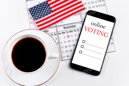 Preview: reminder in calendar for the elections on 3 November.