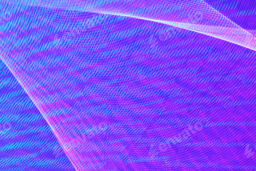 Preview: Large display featuring a pattern of purple and blue lights radiating outward along distinct lines