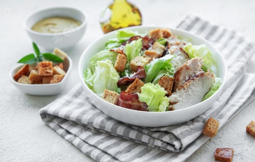 Preview: A bowl of Caesar salad