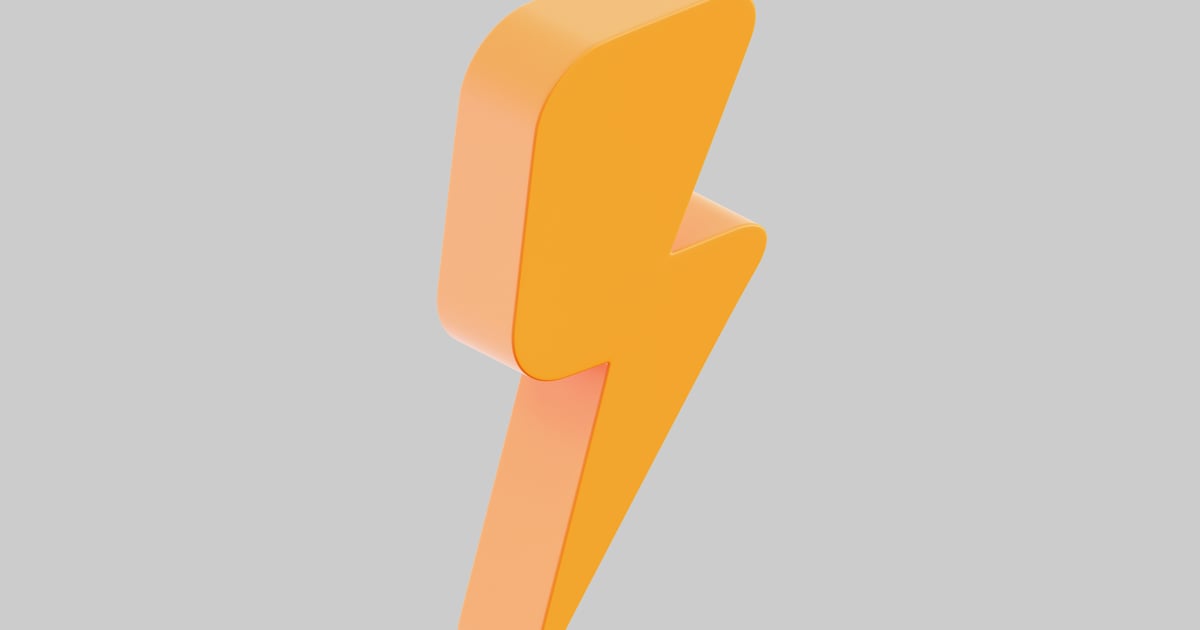 Curved line construction of letter