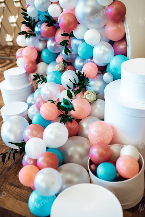 Preview: Wedding decor with large beads
