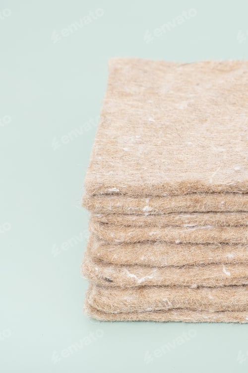 Preview: Linen carpet for home growin microgreens.