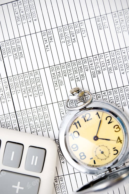 Preview: Watch and the calculator. On documents.