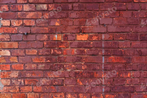 Preview: Close-up of a textured old red brick wall