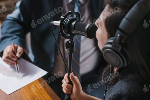 Preview: Business podcast recording