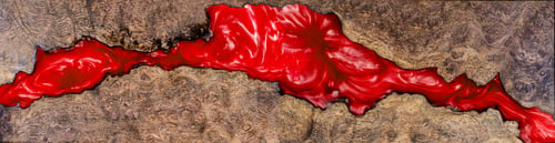 Preview: Casting epoxy resin Stabilizing persimmon burl wood