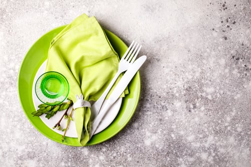 Preview: Easter table setting .Happy Easter concept.
