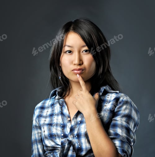 Preview: Asian Woman In Shirt