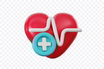 Visualização: Símbolo do coração de cardiologia