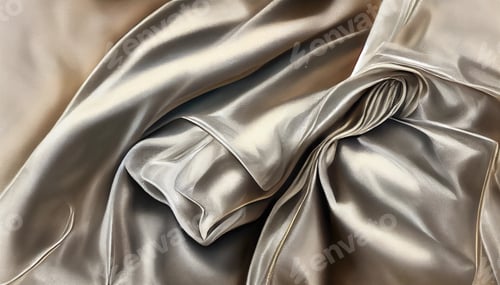 Preview: Background of the Crumpled Silver Fabric - DGi