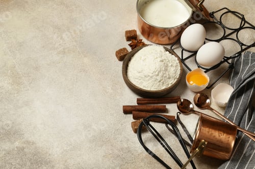 Preview: Set Baking Food Ingredients