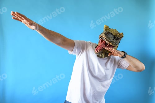 Preview: dinosaur-headed man