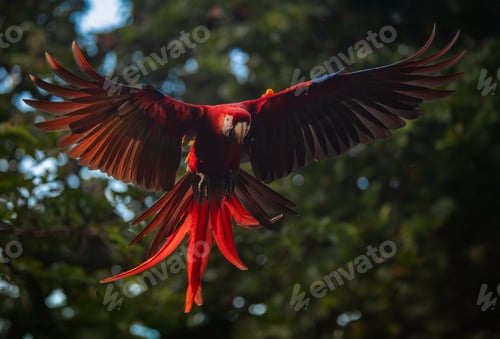 Preview: Scarlet Macaw in the Rainforest