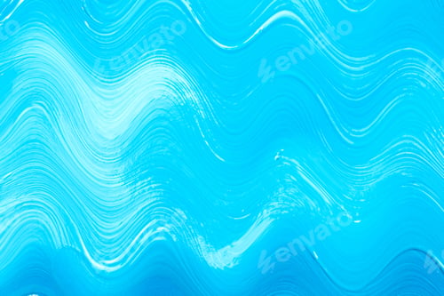Preview: Abstract acrylic blue painted background. Fluid art texture