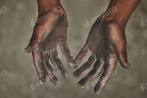 Preview: Someone has to step up. Shot of an unrecognizable firefighters hands.