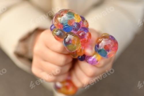 Preview: Antistress toy mesh ball filled with hydrogel