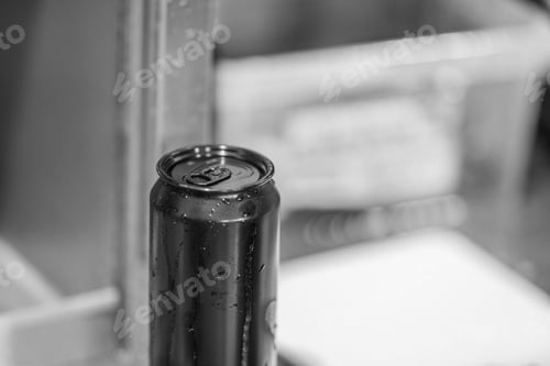 Preview: beer drink can in production in a brewery