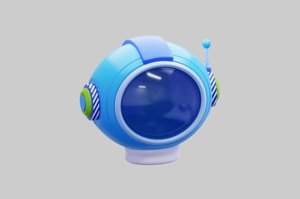 Preview: 3D Astronaut Helmet