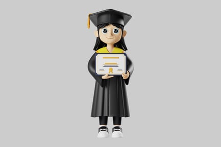 Preview: Graduate holding certificate