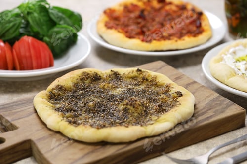 Preview: homemade manakeesh, lebantine pizza