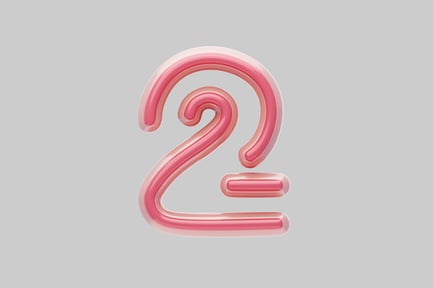 Preview: Stylized numeral "2"