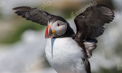 Preview: Atlantic Puffin Portrait in Maine