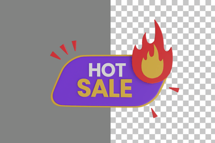 Visualização: Ícone 3D Hot Sale